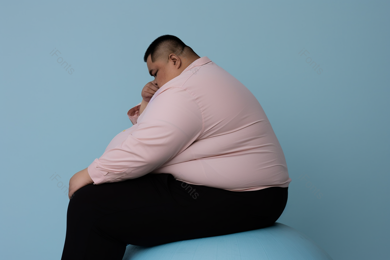 商务巨大巨肥肥胖男性烦恼背影,高清,摄影图,摄影图片,图片大全,摄影图免费下载